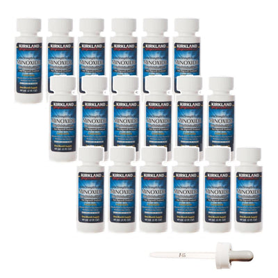 カークランドシグネチャー ミノキシジル5% 18本 ロゲイン 育毛剤 男性用 純正スポイト付 自宅まで追跡あり