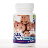 再入荷！気になる髪、皮膚、味覚に！スーパージンク（亜鉛）50mg 100粒 ダディーズシークレット
