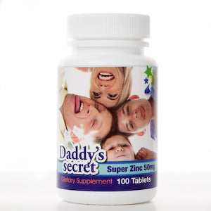 再入荷！気になる髪、皮膚、味覚に！スーパージンク（亜鉛）50mg 100粒 ダディーズシークレット