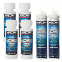 カークランドシグネチャー ミノキシジル5% ロゲイン 育毛剤 4本 & 泡フォーム ミノキシジル5% 2本 男性用 自宅まで追跡あり